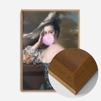 Bubblegum Lady Portrait Print