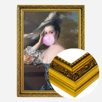 Bubblegum Lady Portrait Print