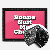 Bonne Nuit Ma Cherie Typography Quote Print