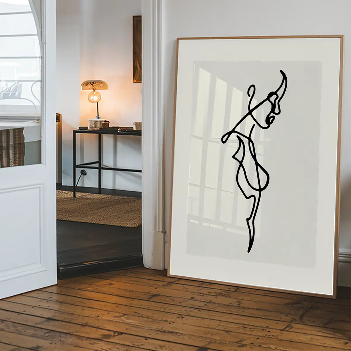 Female Side Study Line Art Print