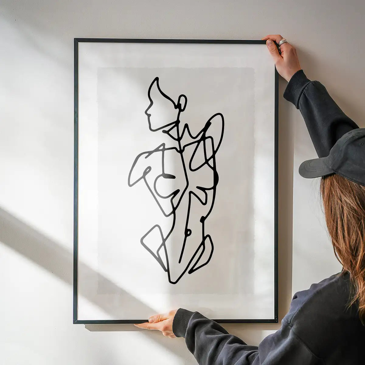 Female Front Study Line Art Print