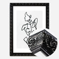 Black Ornate Frame