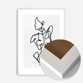 White Wood Frame