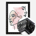 Black Ornate Frame