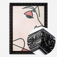Face Close Up Line Art Watercolour Print
