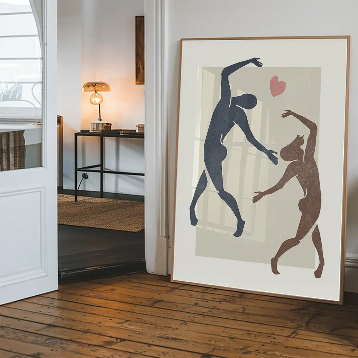 Dancers Watercolour Style Print