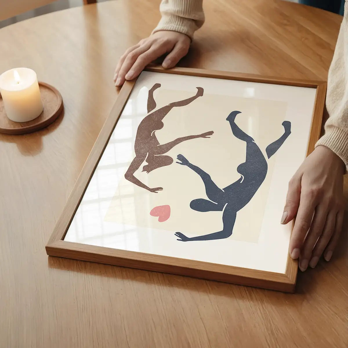 Dancers Watercolour Style Print