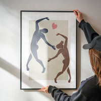 Dancers Watercolour Style Print