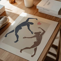 Dancers Watercolour Style Print