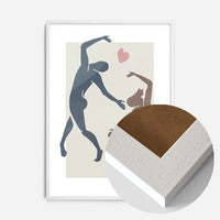 Dancers Watercolour Style Print