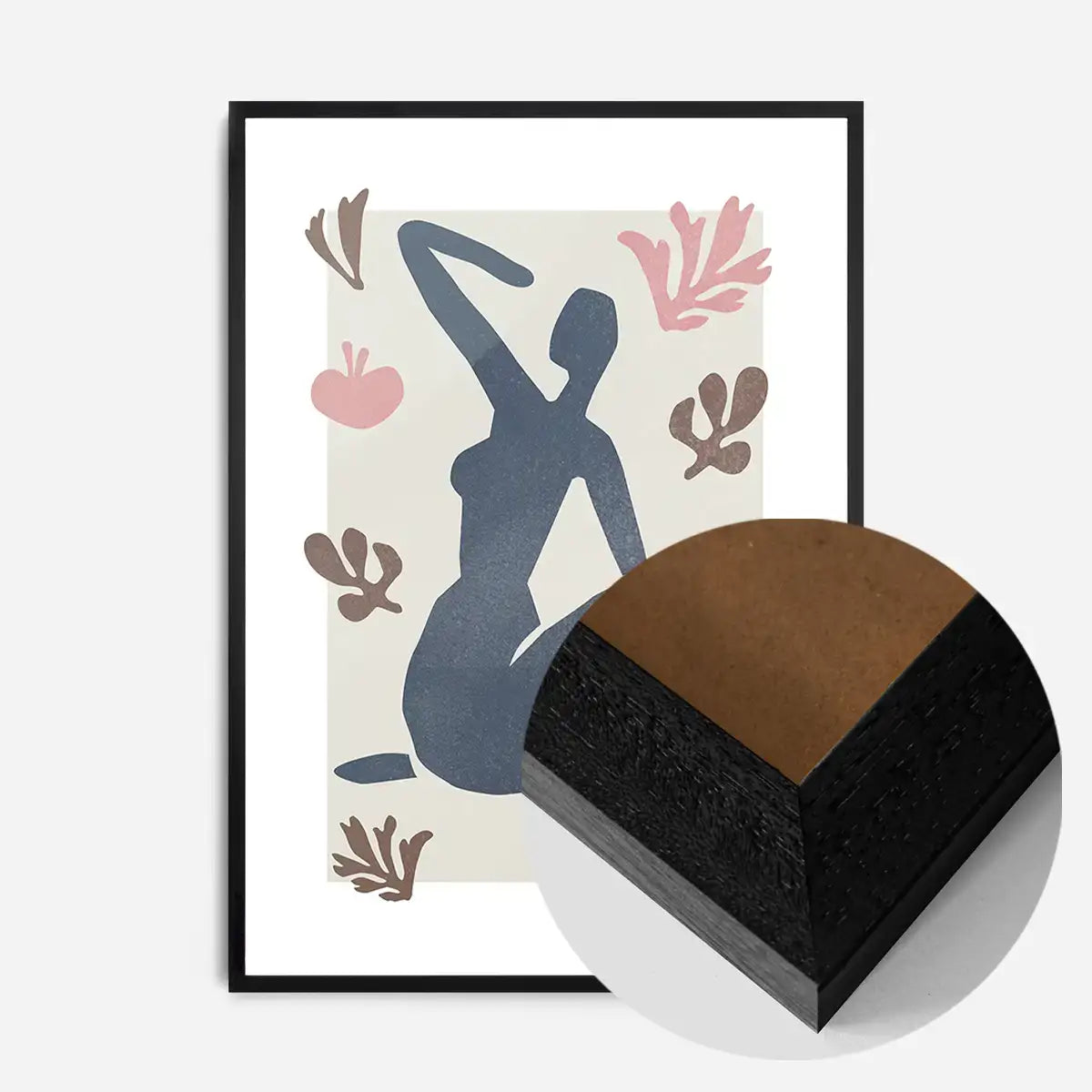 Sitting Woman Watercolour Style Print