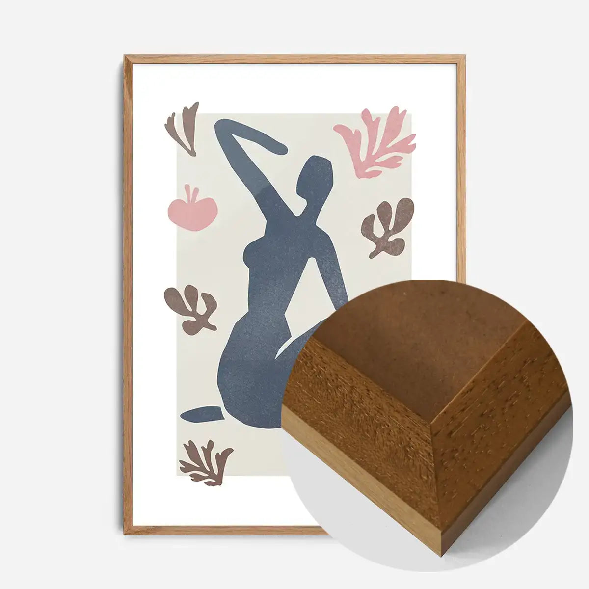Sitting Woman Watercolour Style Print