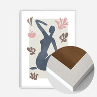 Sitting Woman Watercolour Style Print