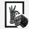 Black Ornate Frame