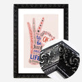 Black Ornate Frame