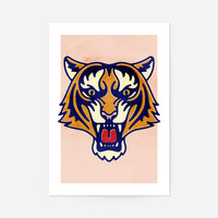 Tiger Animal Portrait Print