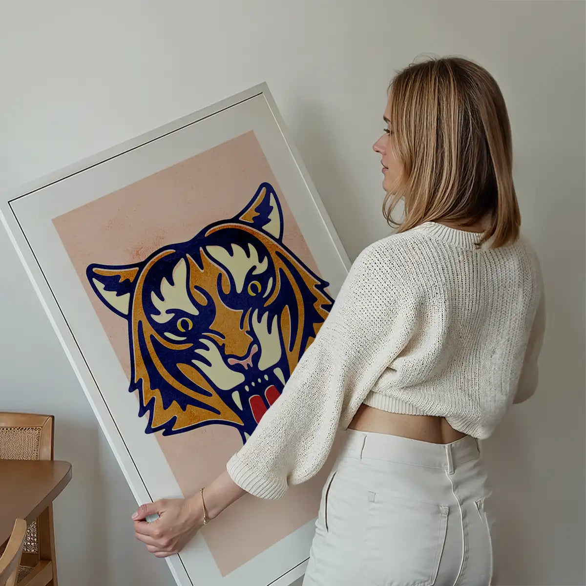 Tiger Animal Portrait Print