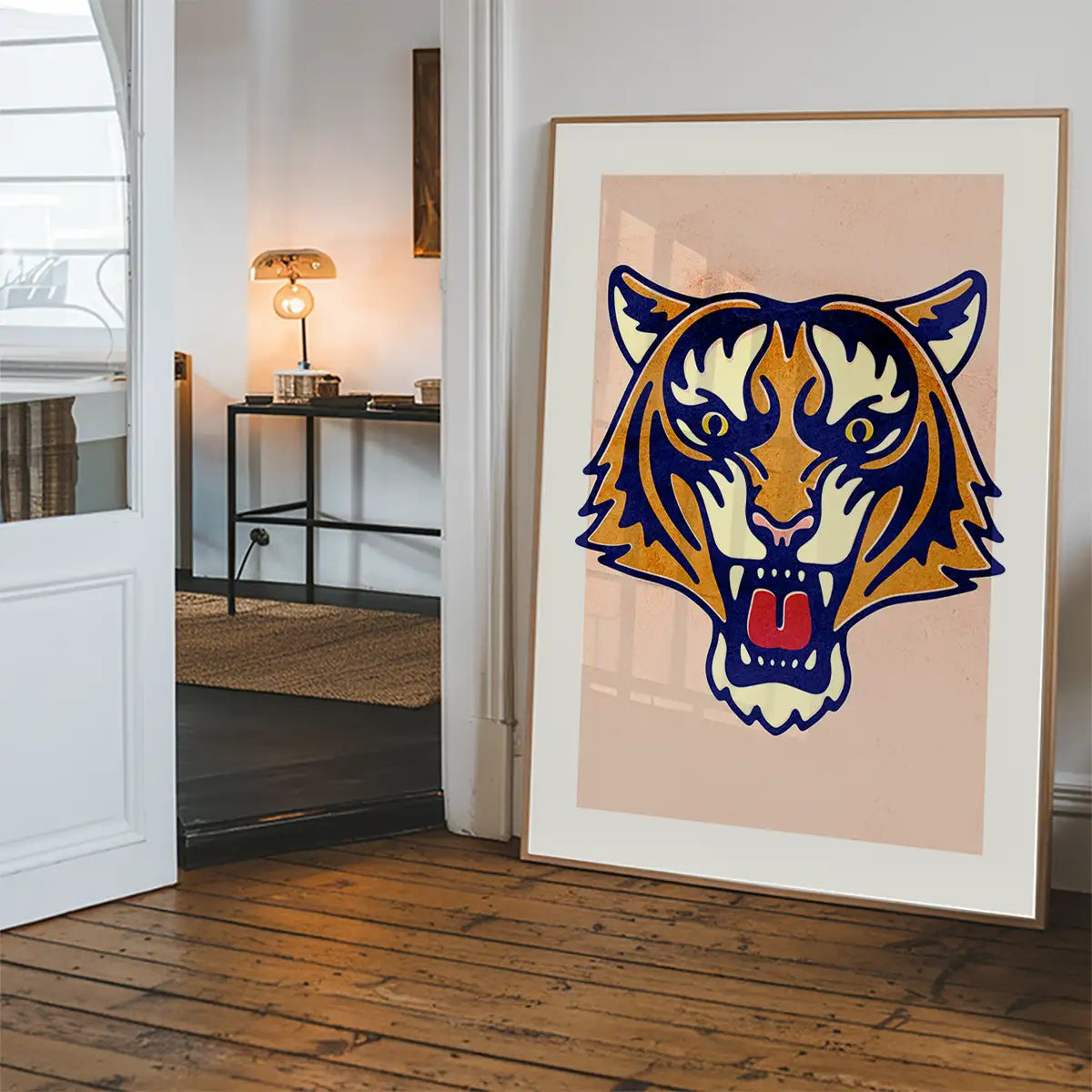 Tiger Animal Portrait Print