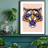 Tiger Animal Portrait Print