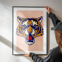 Tiger Animal Portrait Print