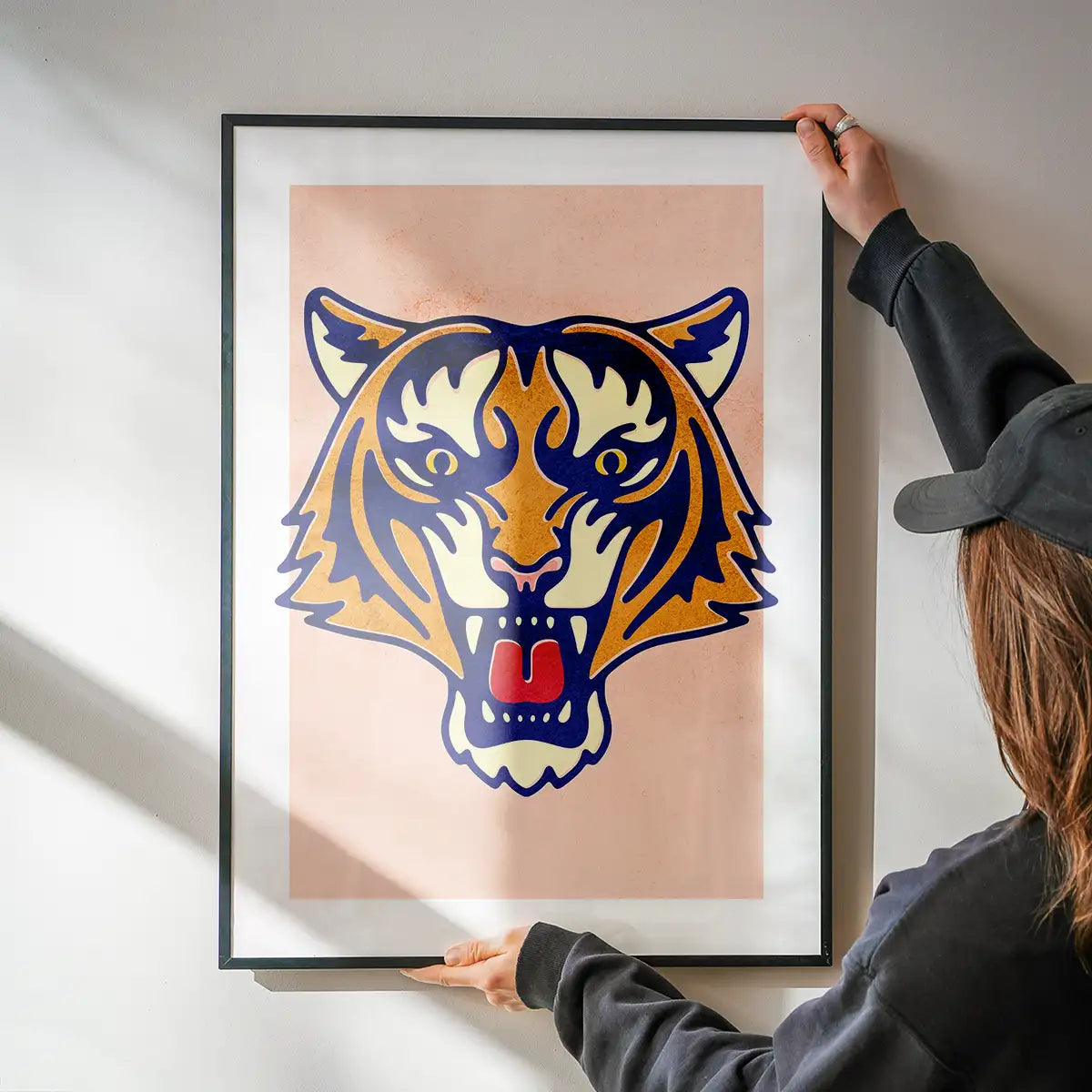 Tiger Animal Portrait Print