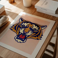 Tiger Animal Portrait Print