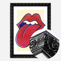 Rock Lips Tongue Print
