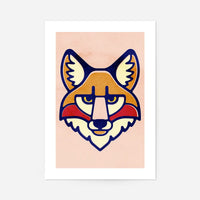 Fox Animal Portrait Print