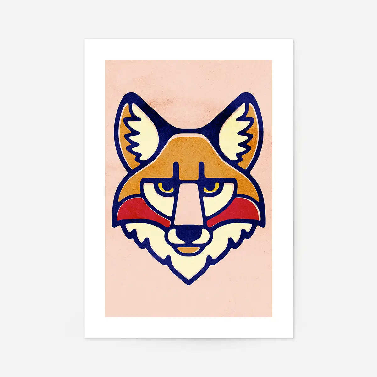 Fox Animal Portrait Print
