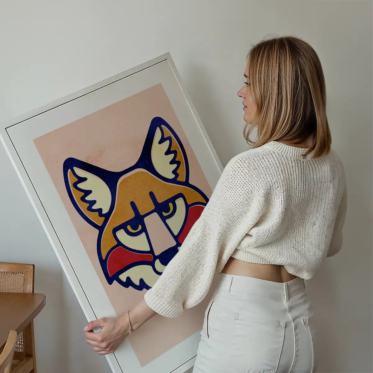 Fox Animal Portrait Print