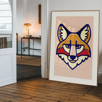 Fox Animal Portrait Print