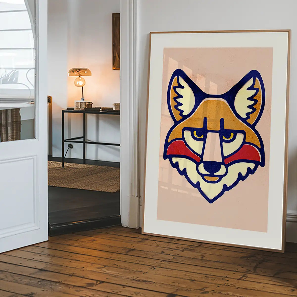 Fox Animal Portrait Print