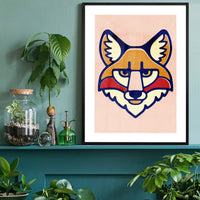 Fox Animal Portrait Print