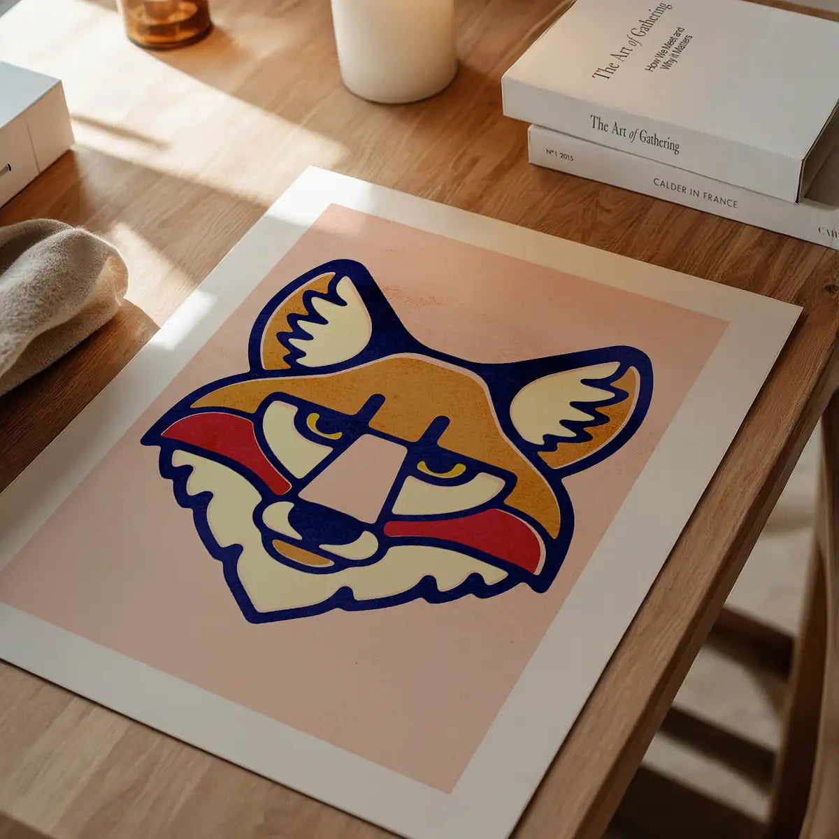 Fox Animal Portrait Print