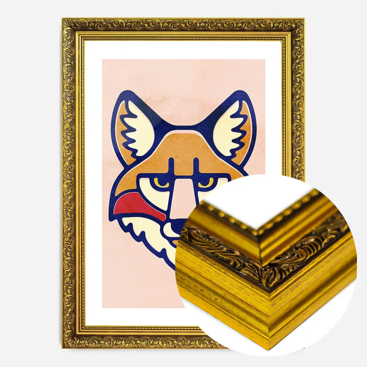Fox Animal Portrait Print
