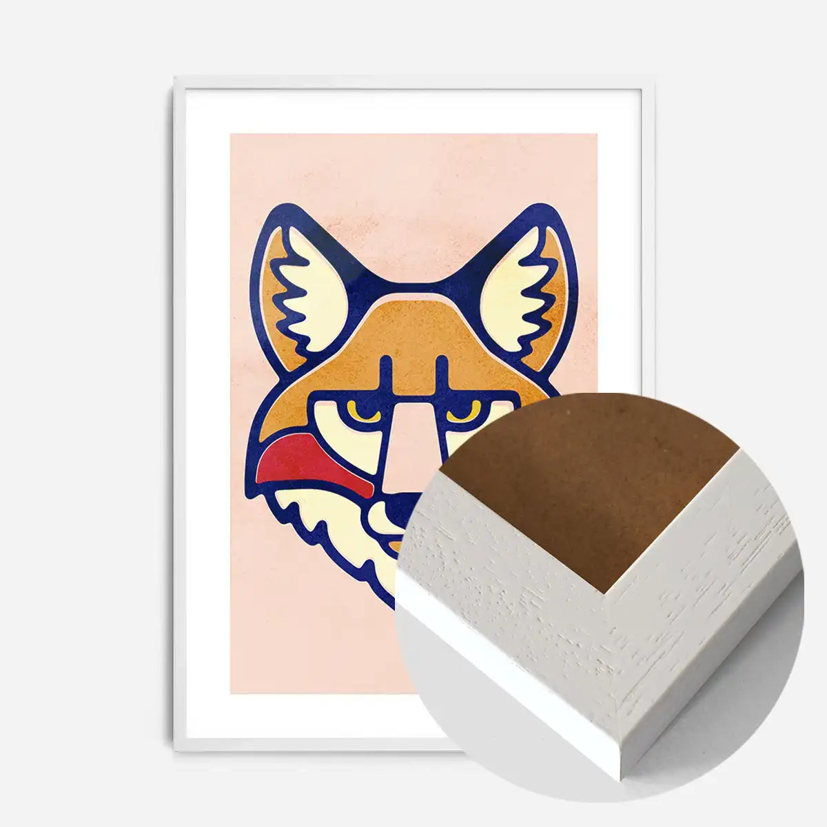 Fox Animal Portrait Print