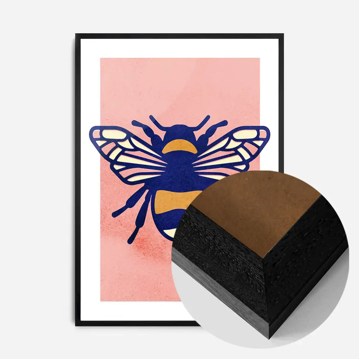Bee Illustration Print