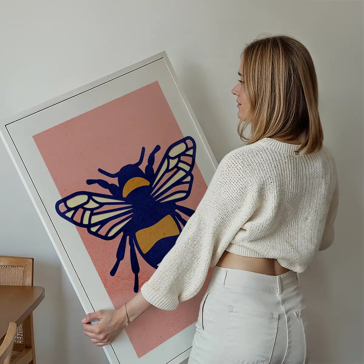 Bee Illustration Print