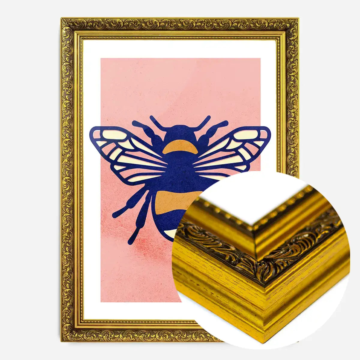 Bee Illustration Print