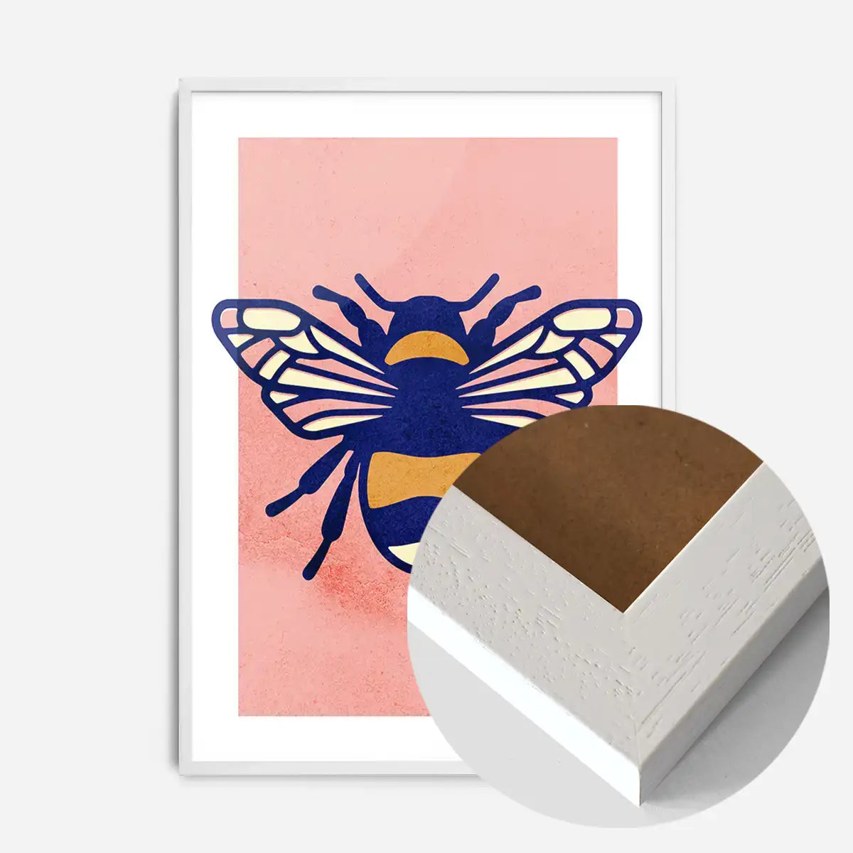 Bee Illustration Print