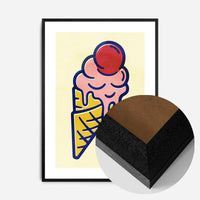 Ice Cream Illustration Print