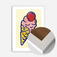 Ice Cream Illustration Print