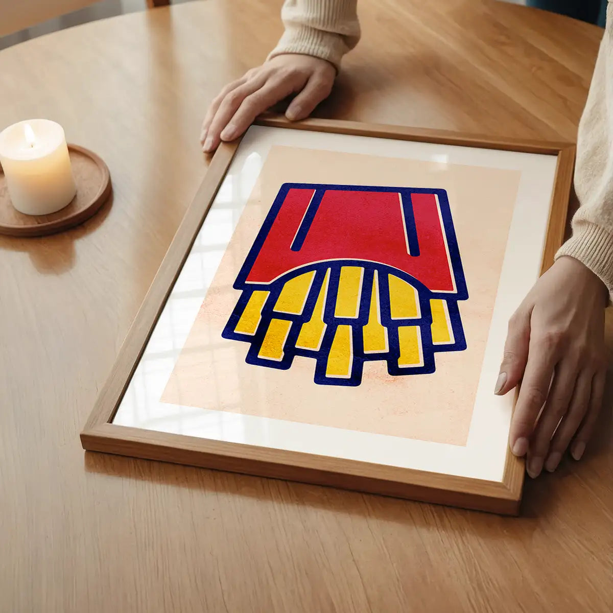 French Fries Fast Food Illustration Print
