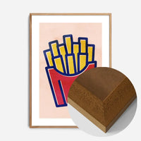 French Fries Fast Food Illustration Print