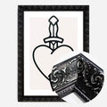 Black Ornate Frame