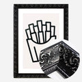 Black Ornate Frame
