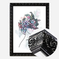 Black Ornate Frame