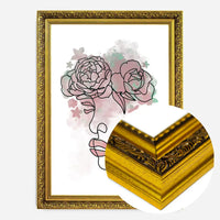Floral Face Line Art Print