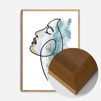 Face And Wave Beach Print