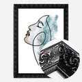 Black Ornate Frame
